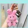 Cute Plush Star Bunny Keychain Creative Korean Style Doll Pendant Gift For Everyone