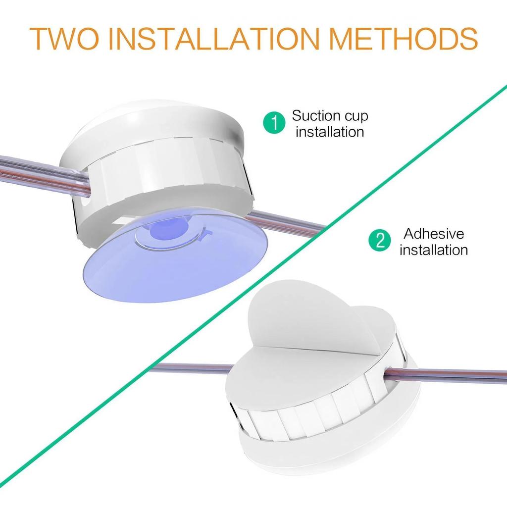 Multi Functional USB Touch LED Cosmetic Mirror Light Suction Cup for Dresser Bathroom Closet