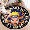 Anime Naruto Round Carpets for Living Room Rugs Soft Flannel Floor Area Rug Bedroom Carpet Mat for Children Kitchen Rug