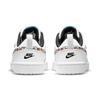 Nike Детские кроссовки Court Borough Low 2 SE PS Happy Hoops Белый Черный Университет-Синий DM8099-100