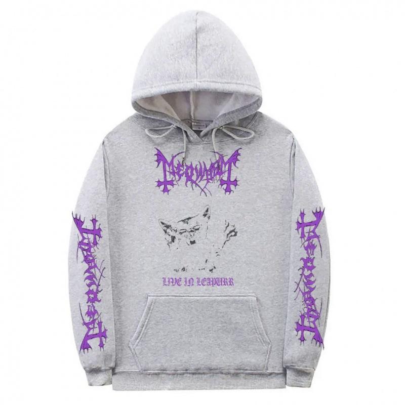 90s Vintage Mayhem Band Live In Leapurr Hoodie