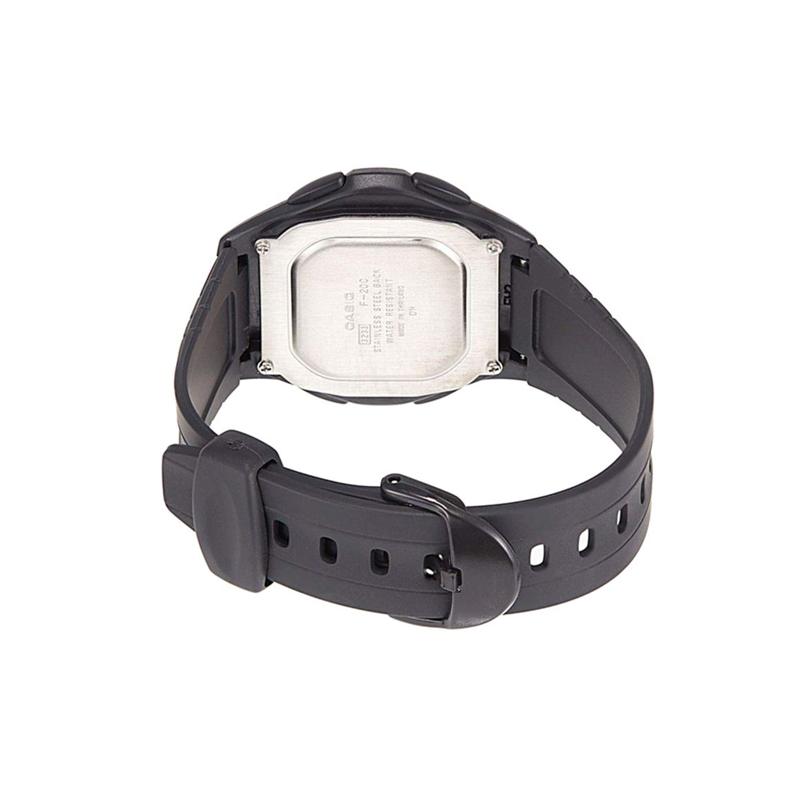 Casio Серия YOUTH - Силиконовые Квадратные Общие Модные Студенческие Часы LCD Дисплей Спортивные Водонепроницаемые Кварцевый Механизм Смоляной Ремешок Японские F-200W-9A