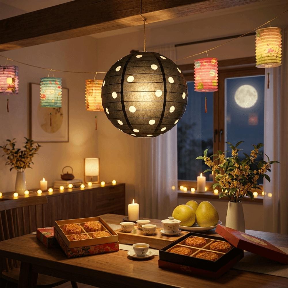 Vintage Folding Lantern Rustic Chinese Lantern Portable Lantern Ball Wedding