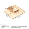 1:100 Japanese Architecture Model Kit Wooden Miniature Prefab House Building Set Modular Assembly Craft Project