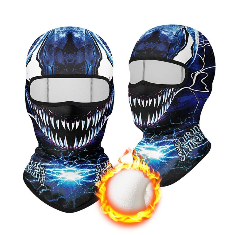 Multi-function Fleece Balaclava Plush MTB Face Mask Winter Bicycle Full Face Cover for Men Women