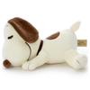 Peanuts Cacao Sleeping Friend Plush Toy S Snoopy Plush Toy 20cm (White & Milk) Width Approx.