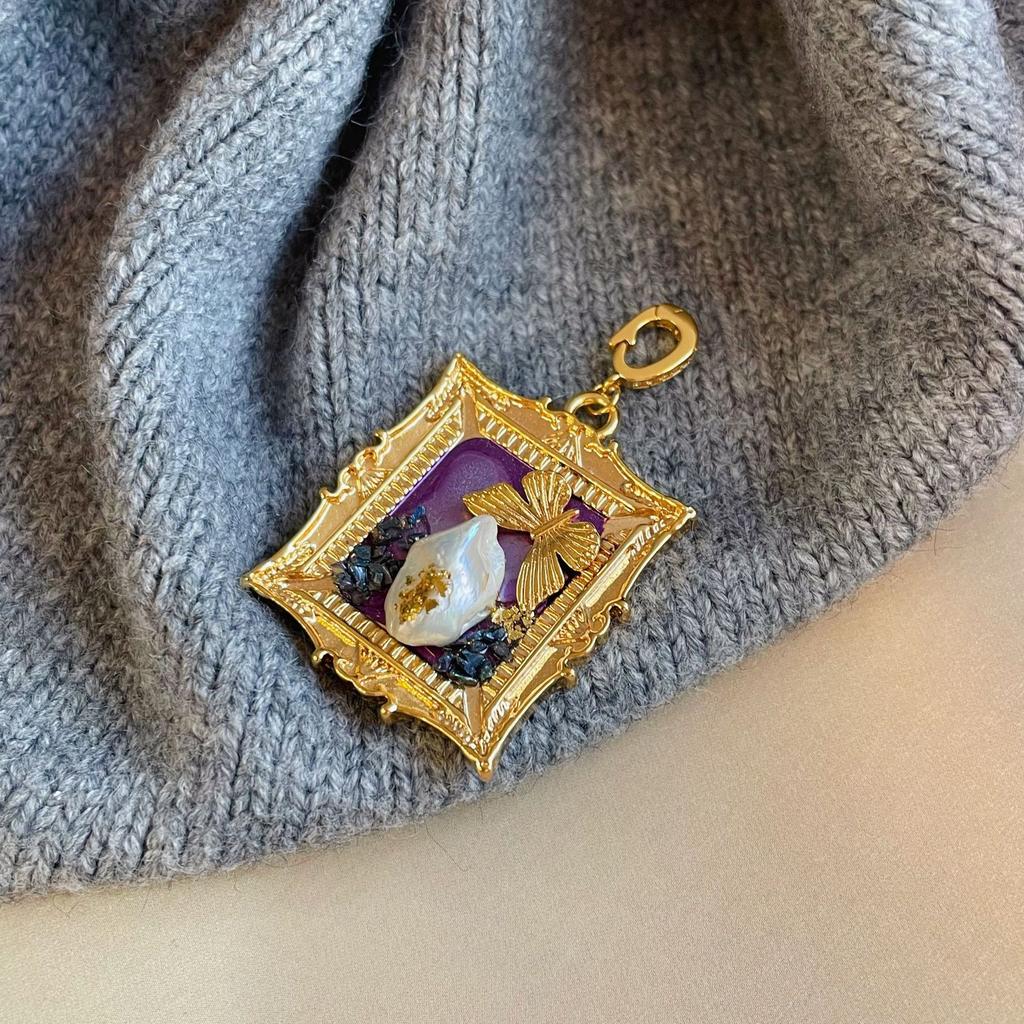 NALA Nala оригинальный дизайн ожерелье с капельной глазурью, роспись одиночный кулон без цепочки, универсальная ниша, подвеска с универсальной застежкой