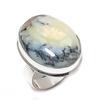 Dendrite Opal Gemstone 925 Sterling Silver Jewelry Ring Size 8