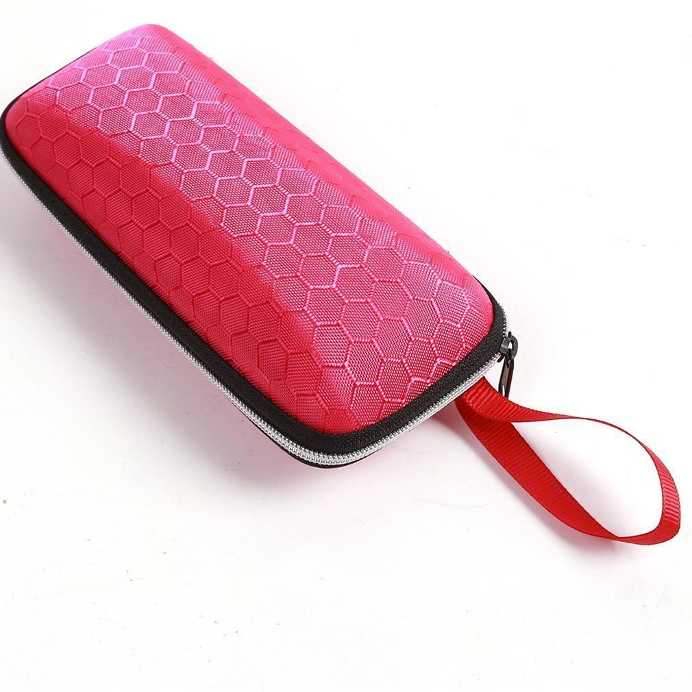 Красочный чехол для солнцезащитных очков для женщин, коробка для очков с ремешком на молнии, футляры для очков для мужчин
