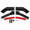 6шт передний бампер спойлер набор карбоновый узор Уменьшает сопротивление ветра универсальный бампер подходит