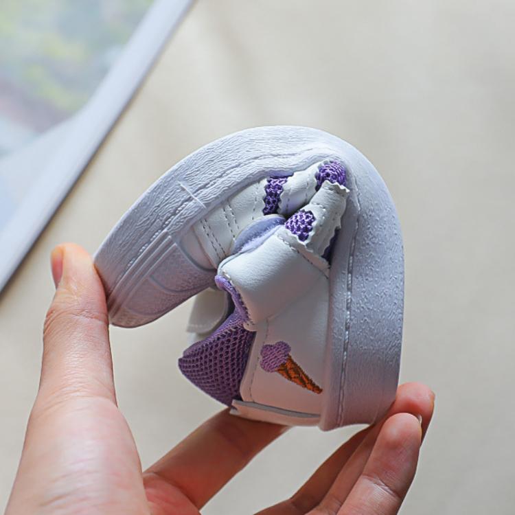 Детская белая обувь. Спортивная обувь. Туфли для девочек с открытым носком. Детская повседневная обувь.