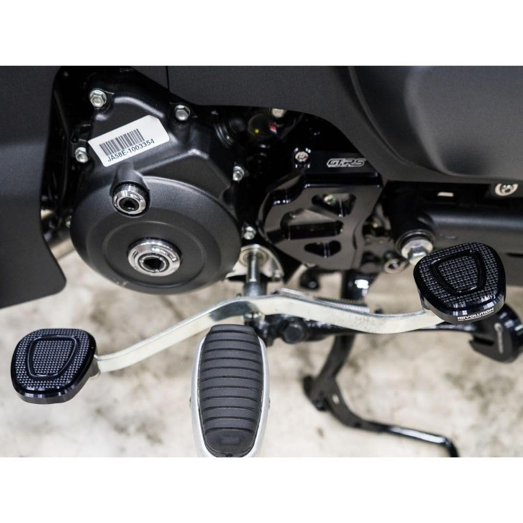 Накладки на педали переключения передач REVOLUTION для Honda Super Cub C125 Накладки на педали переключения передач HONDA C125 JA58 JA48 / (Серебряный)
