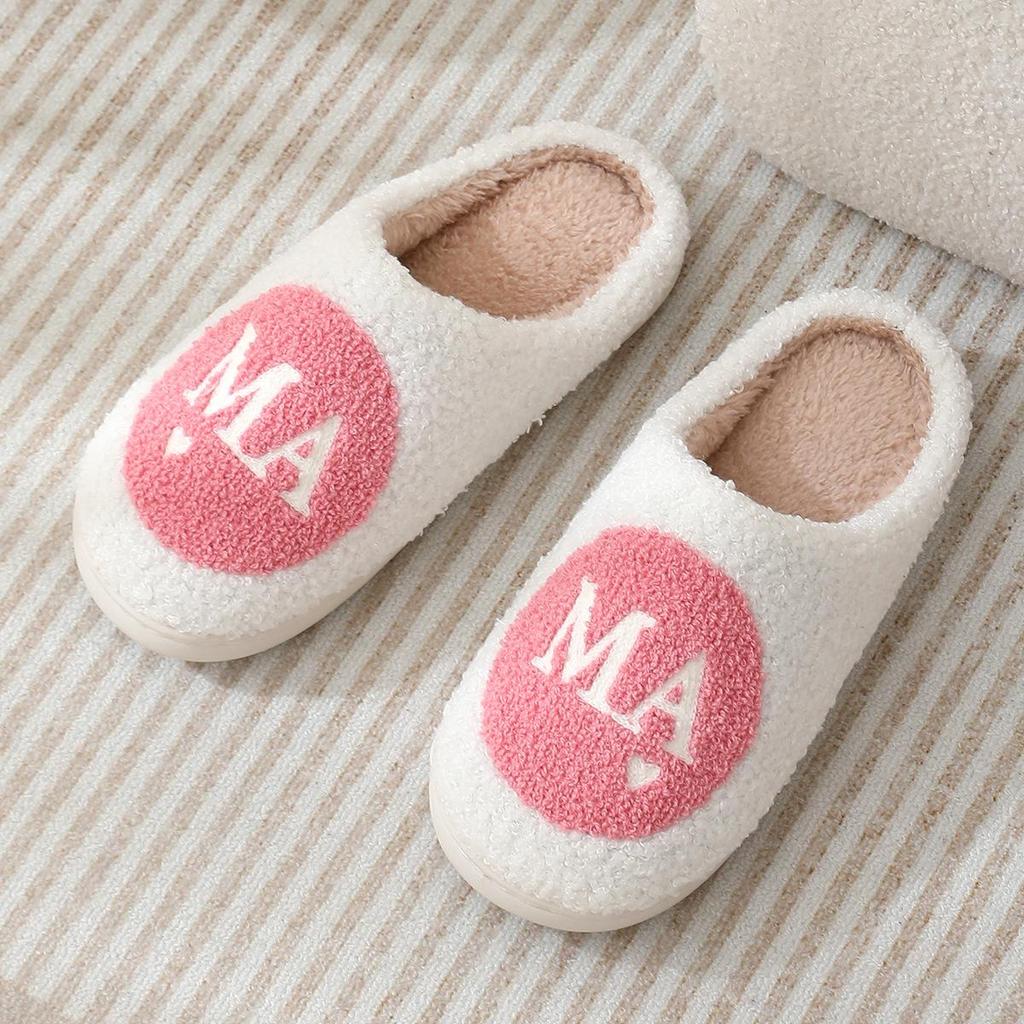 «Женские плюшевые хлопковые тапочки — зимнее, рождественское и хеллоуинское тепло для дома»