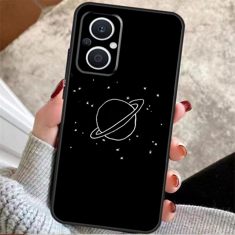Эстетичный Космос Звезды Планета Для OPPO Reno 14 10 11 12 13 Pro 7 8 Lite 8T 11F 12F 13F 14F OPPO Find X9 X8 X5 X6 Pro Чехол