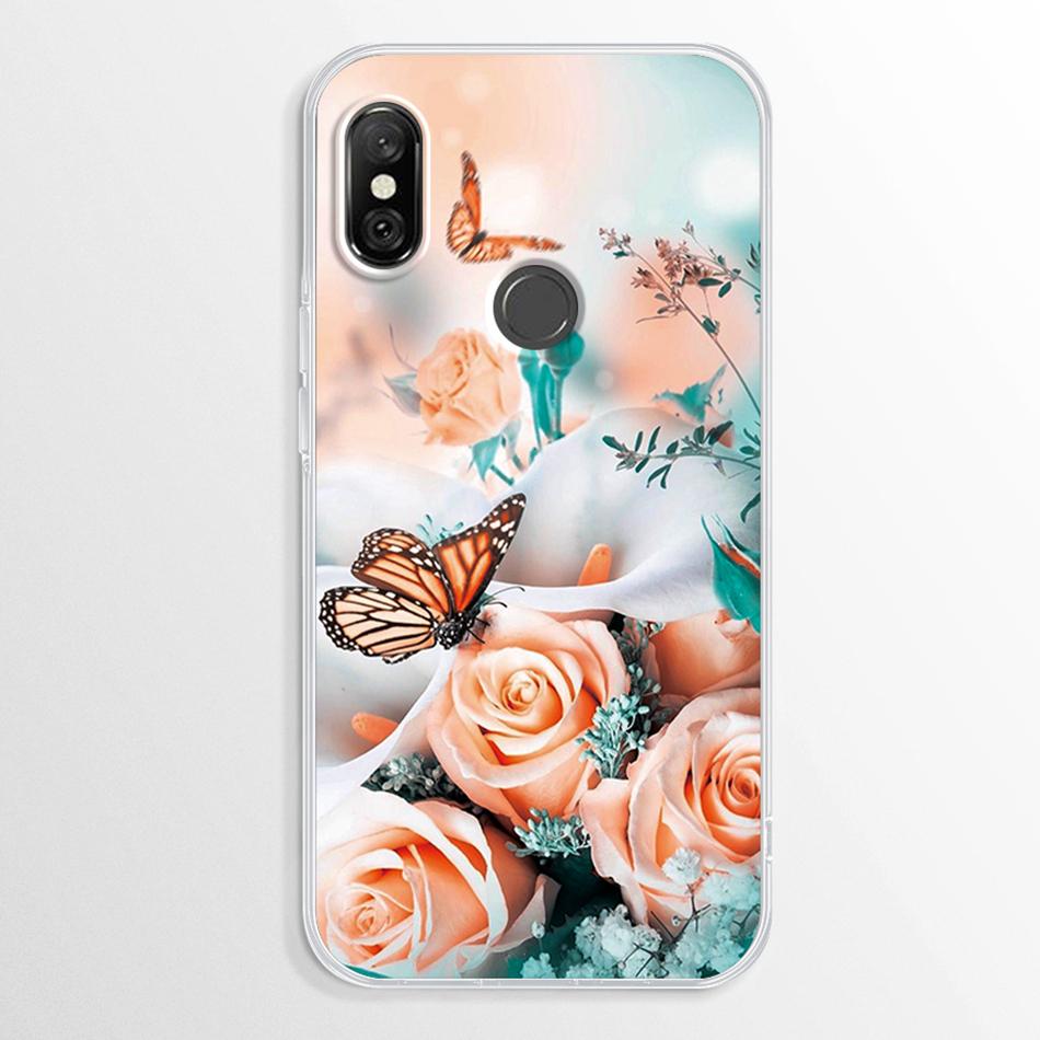Чехол для Xiaomi Redmi Note 6 Pro Мраморный Прозрачный Мягкий ТПУ Задняя крышка Для Xiaomi Redmi Note 6 Note6 Pro Силиконовый Чехол Бампер Fundas