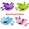 Плюшевая игрушка Аксолотль 30 см - Розовая и синяя фигурка саламандры для фанатов Minecraft