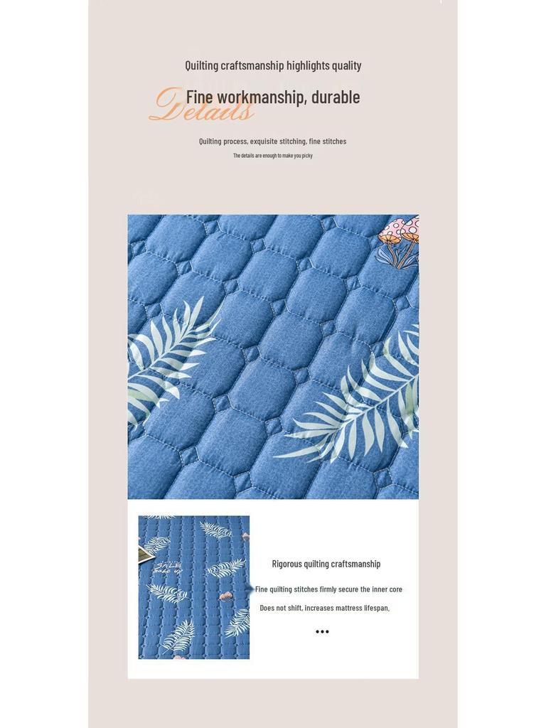 Двухсезонный наматрасник с ротанговой основой – Охлаждающий, для летнего/зимнего использования, для односпальных/двуспальных кроватей, идеально подходит для общежитий