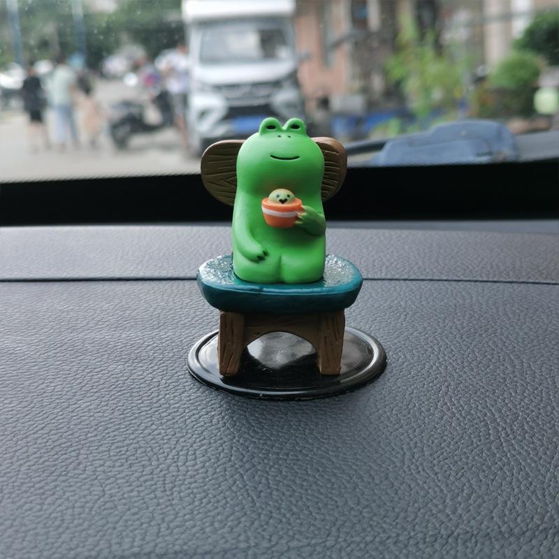 Исцеляющие автомобильные украшения в виде лягушек Закка: Милое украшение интерьера для дома, офиса или автомобиля