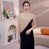 Autumn And Winter New Slanted Shoulder Women'S Shawl High-End Retro Niche Design Triangle Knitted Shawl Layered Vest