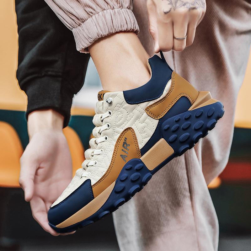 Мужские кроссовки на толстой подошве, кроссовки для папы, весенние, корейская версия, удобные для бега, кроссовки как у Форреста Гампа, дышащие, легкие, повседневные спортивные кроссовки