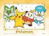 ENSKY Pokemon Pikachu, Nyaoha, Hogeta, Kwass 7,6 x 10,2 см Пазл Mame, 150 деталей, пазл MA-83