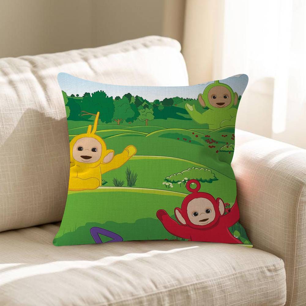 Cartoon TTeletubbies Cushion Cover Decorative Pillow Sofa Home Decor Case Pillow Cases