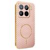 For Xiaomi 15 Pro Phone Case Carbon Fiber Textured Electroplated TPU Back Cover