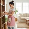Floral Printed Floral Printed Apron Anti-fouling Gardening Work Uniform Florist Apron  Household