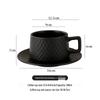 Nu Feng Stone Pattern Latte Art Coffee Cup Set