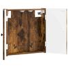 Dartboard Cabinet EDE Smoked Oak 52.5 x 10.5 x 53.5 cm