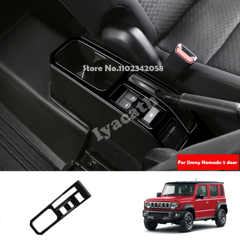 Правый руль ДЛЯ SUZUKI Jimny Nomade 5-дверный / SIERRA 3-дверный 2025 2026 ABS карбон Рамка панели кнопки ручного тормоза Аксессуары для интерьера