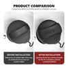 Car Silicone Fuel Tank Cap Trim Accessories For Jeep Cherokee Patriot Liberty Wrangler JK JL Commander