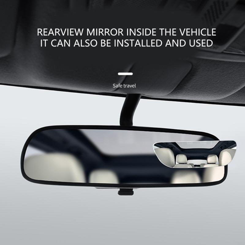 2025 Новое безрамочное зеркало заднего вида с вращением на 360 градусов, быстрое крепление, зеркала для слепых зон