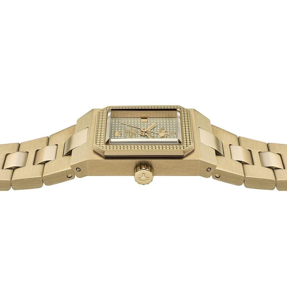Женские кварцевые часы Vivienne Westwood The Brunswick 24 мм с легким браслетом, оливковый,