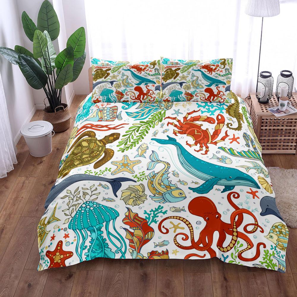William Morris Peacock Victorian Bedding Set King Queen Double Full Twin Single Size Bed Linen Set