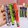 Paw Reflective Dog Cat Traction Rope Haulage Rope Necklace Pet Leash Retractable Cats Collar Leash Chain Collars with Bell