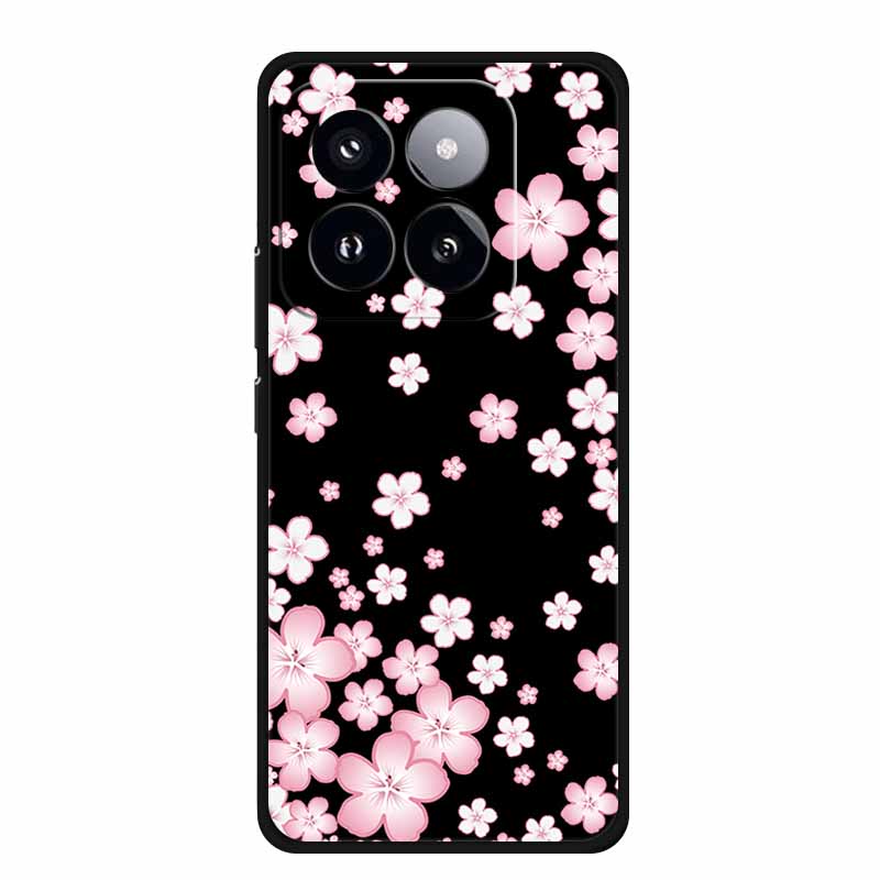 Для Xiaomi 14T PRO Чехол Роскошный Мягкий Силикон ТПУ Чехлы для Телефона Задняя Крышка Для Xiaomi14T Бампер Защитный Ударопрочный Любовь fundas