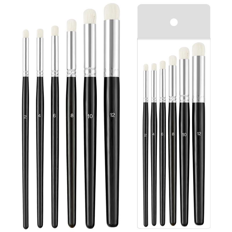 Мягкая кисть для детализации из шерсти животных для акварели, акрила, масляной живописи, керамики и гипса.