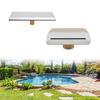 Pool Water Fountain Pool Waterfall Fount Stainless Steel Water Sprinklers Wall Mounted Waterfall Water Outlet Nozzle