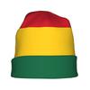 2D Flat Printing Flag Color Stripes Urban Inspired Adult Beanie Fits Well with Layered Looks Morning Coffee Walks Or Creative Spaces with Artistic Vib