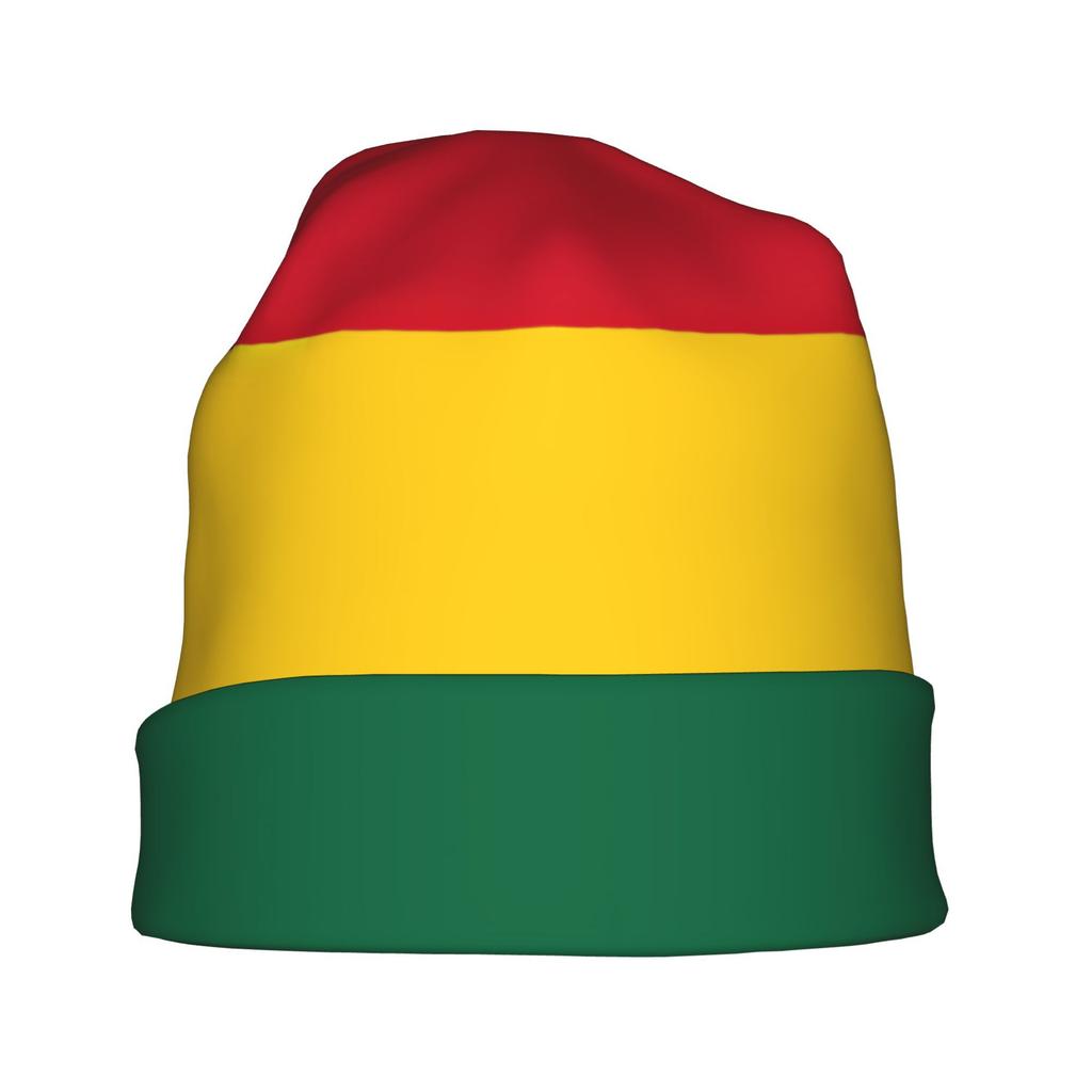 2D Flat Printing Flag Color Stripes Urban Inspired Adult Beanie Fits Well with Layered Looks Morning Coffee Walks Or Creative Spaces with Artistic Vib