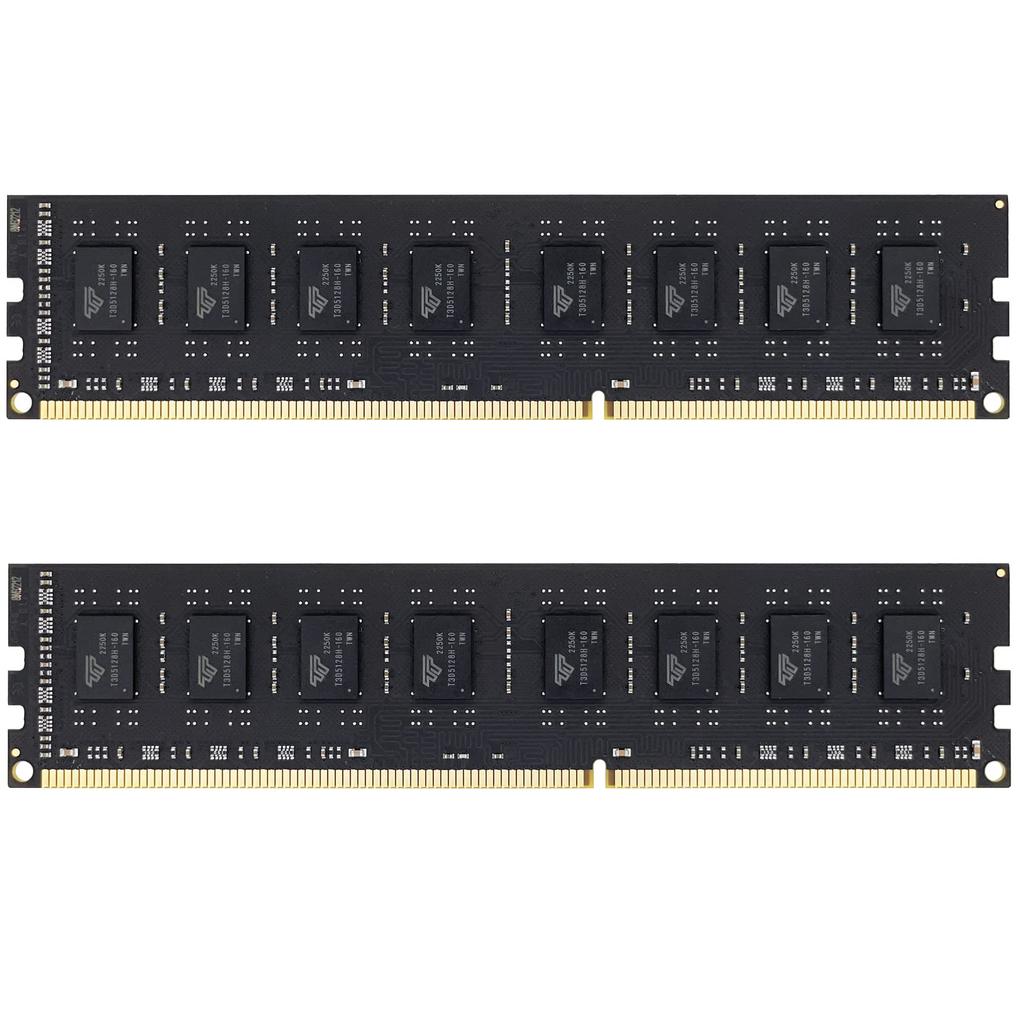 Timetec 16 ГБ КОМПЛЕКТ (2x8 ГБ) Оперативная память для настольного ПК DDR3 DDR3L 1333 МГц PC3-10600 240-контактный Non-ECC Unbuffered UDIMM Комплект 16 ГБ