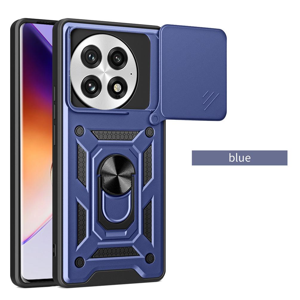 Чехол для защиты камеры OnePlus 13 OnePlus13 1 + 13 Armor Hybrid Metal Ring Holder Back Cover