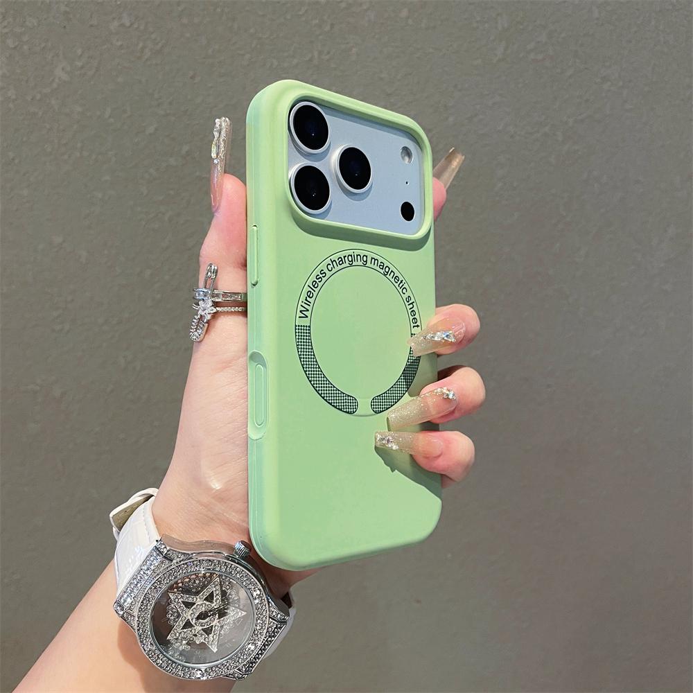 Soft Liquid Silicone For Magsafe Wireless Charging Magnetic Case For iPhone 17 16 15 14 13 12 11 Pro Max Plus Candy Color Cover