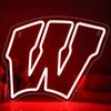 Неоновые вывески Висконсина, светодиодная неоновая вывеска для колледжа, логотип университетской футбольной команды, неоновая вывеска для спортивных болельщиков, подарки