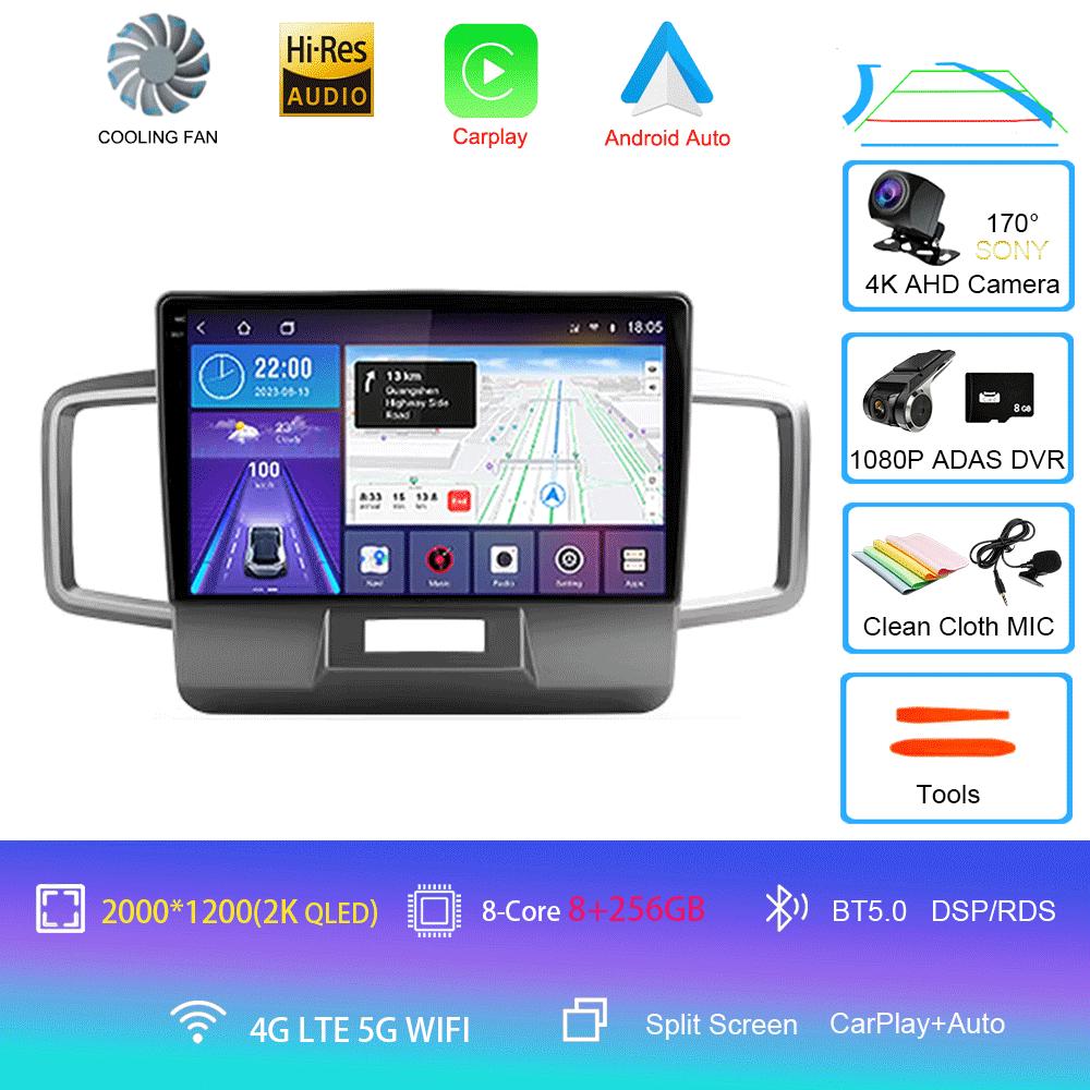 Автомобильное радио Android 13 CarPlay для Honda Freed 1 Spike 2008-2016 Мультимедийный видеоплеер 2din Навигация Стерео Головное Устройство Auto DSP