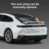 1:24 Panamera 911 Turbo S Toy Alloy Car Model Toy Music Light Pull Back Simulation Vehicle Models Collection Gift for Friends