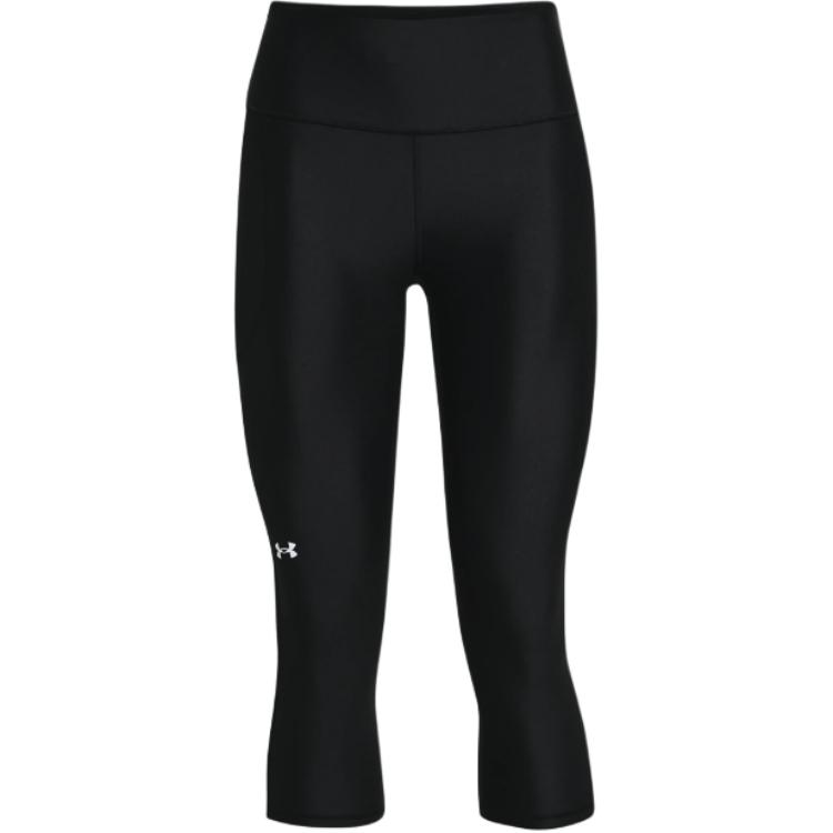 Under Armour Штаны для фитнеса с эластичной талией и логотипом Solid Logo Micro Mark, женские черные 1365334-001