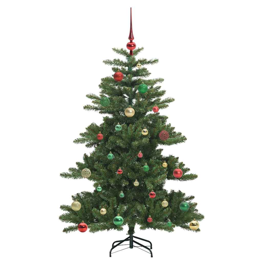 Artificial Foldable Christmas Tree Green 150 cm PVC and Steel