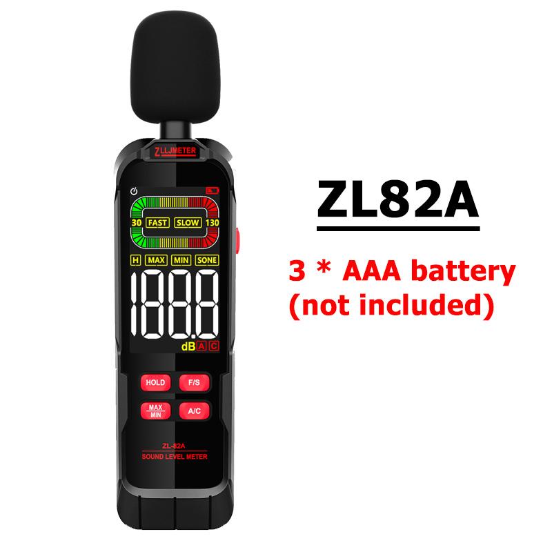 Цветной экран цифровой измеритель уровня звука измеритель уровня звука измеритель уровня звука аккумулятор/зарядка 30-130 дБ A/C взвешенный децибел измеритель шума